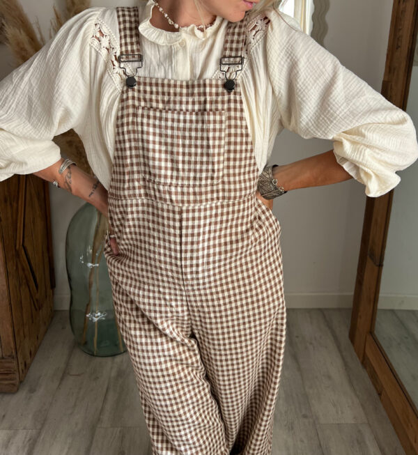 salopette a carreaux vichy