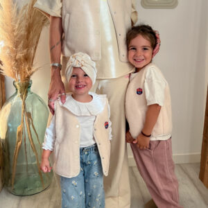 gilet sans manche matchy match maman enfant