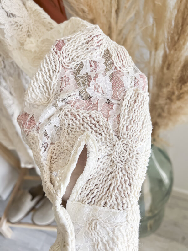 chemise dentel broderie detail