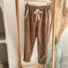 pantalon velours femme beige dentelle
