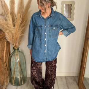 surchemise jean femme loose