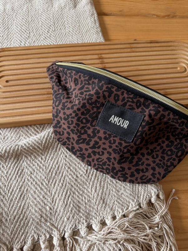 sacoche banane femme leopard