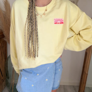 Sweat-shirt ELIO Jaune