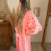 sweat short leopard femme abricot couleur ensemble oversize