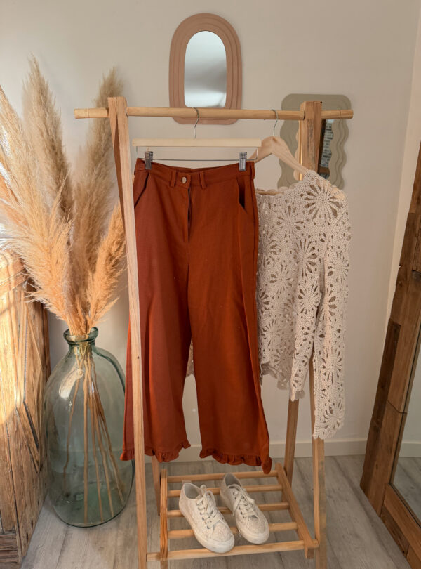 pull crochet femme bohème oversize