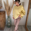 pantalon ballon femme leopard rose